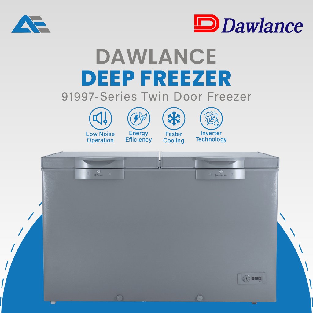 Dawlance Deep Freezer - 91997-Series Twin Door Freezer