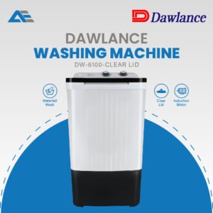 Dawlance Washing Machine-DW-6100-CLEAR LID