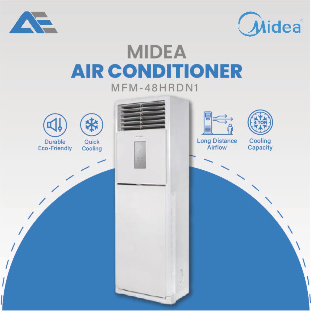 Midea Air Conditioner MFM-48HRDN1 Inverter Floor Standing
