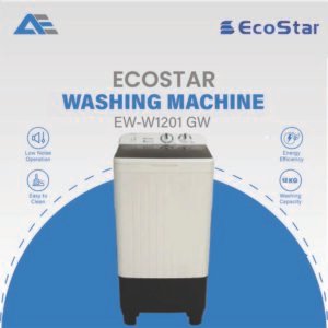 EcoStar EW-W1201 GW single tub washing machine rust proof body